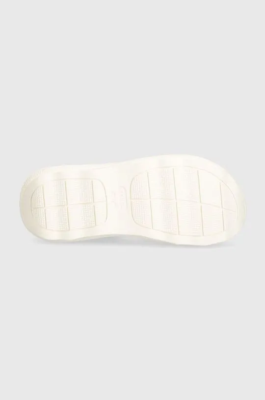 Crocs sliders Mega Crush Triple Strap women's white color 209842