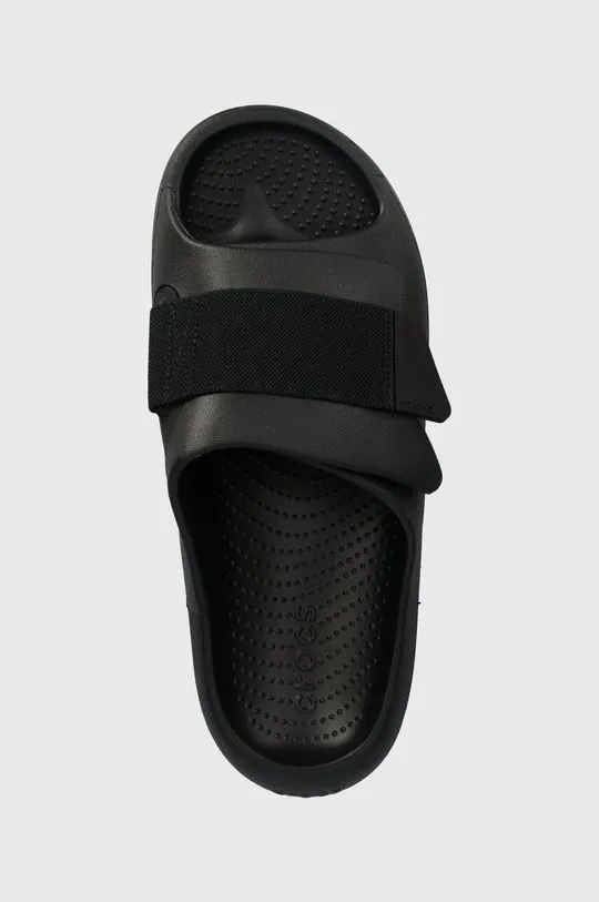 Crocs sliders Mellow Luxe Recovery Slide black color 209413