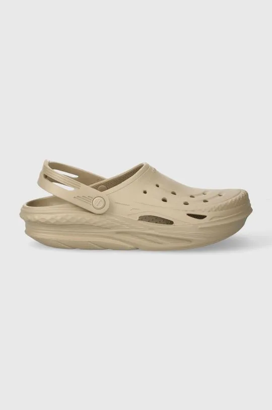 Crocs sliders Off Grid Clog beige color 209501.2V3