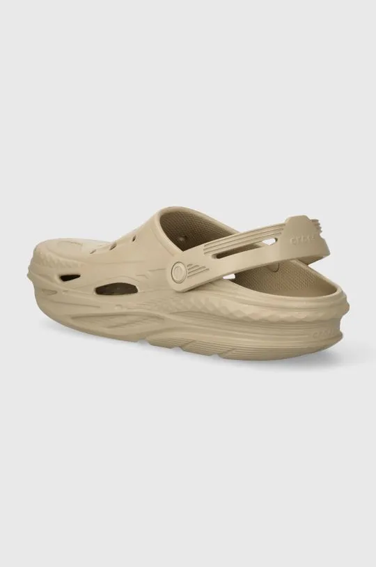 Crocs sliders Off Grid Clog beige color 209501.2V3