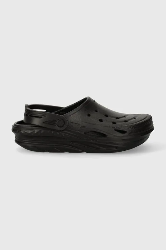 Crocs sliders Off Grid Clog women's black color 209501.001