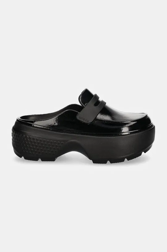 Crocs sliders women's black color