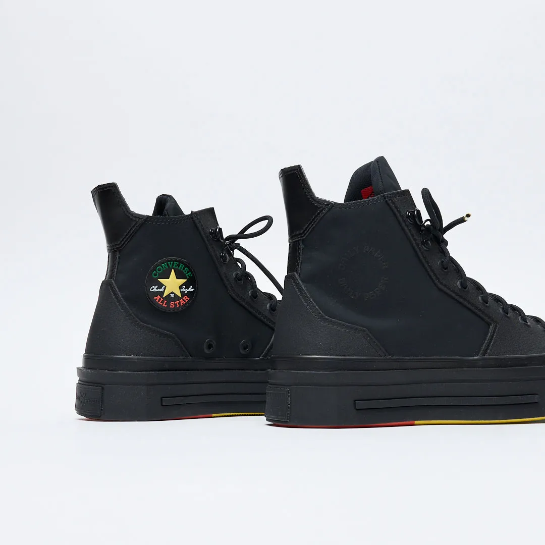 Daily Paper x Converse - Chuck 70 Deluxed Square Hi (Black/Black)