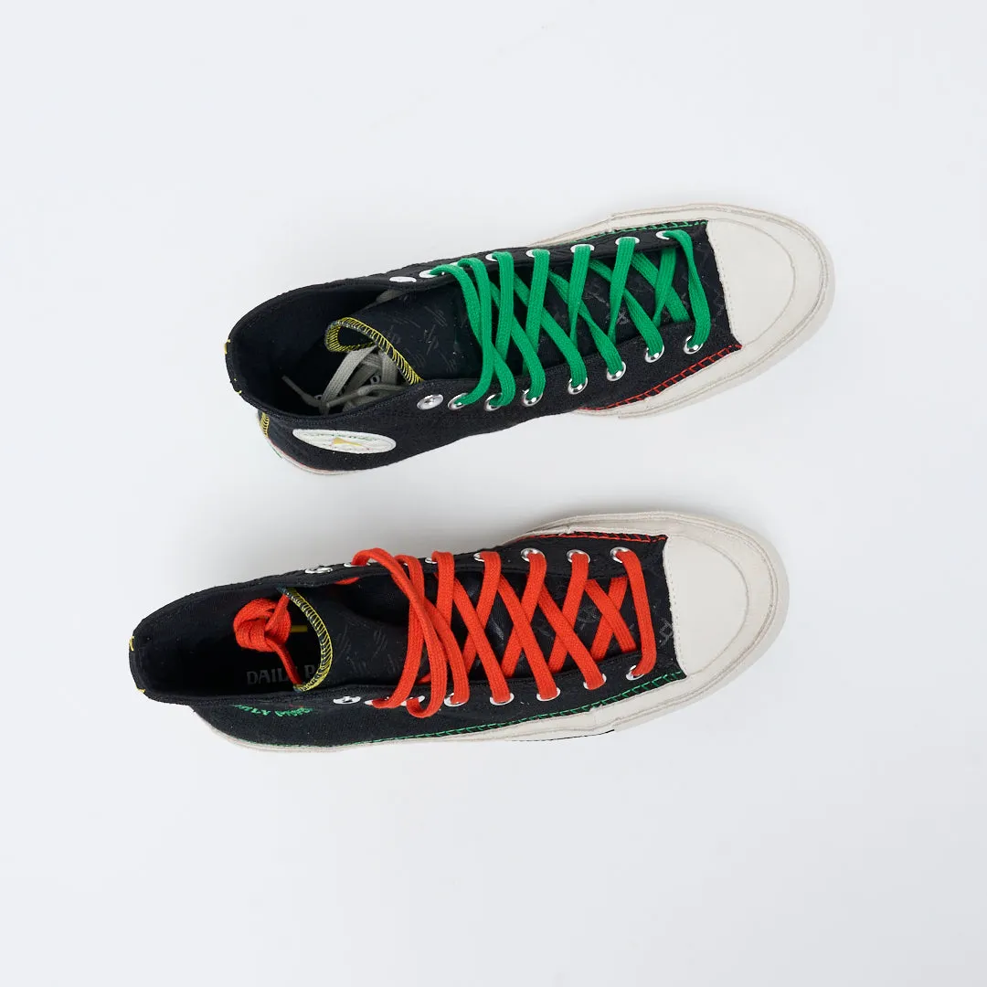 Daily Paper x Converse - Chuck 70 Hi (Black/Egret/Multi)