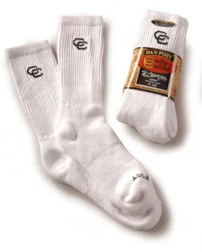 Dan Post Men's Cowboy Certified Over the Calf Boot Sock- 2 Pack