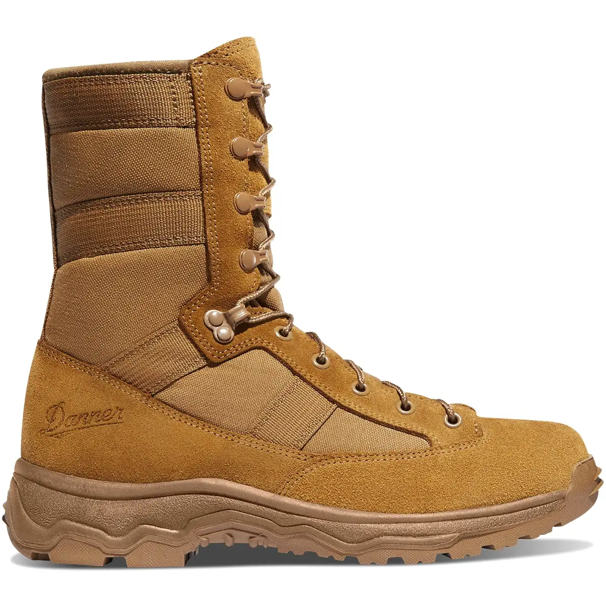 Danner Men's Reckoning 8 Plain Toe Military Boot -Coyote- 53227