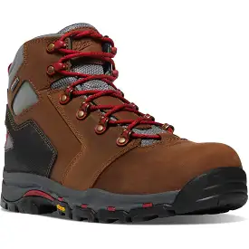 Danner Men's Vicious 4.5 Comp Toe WP Slip Resist Work Boot -Brown- 13882