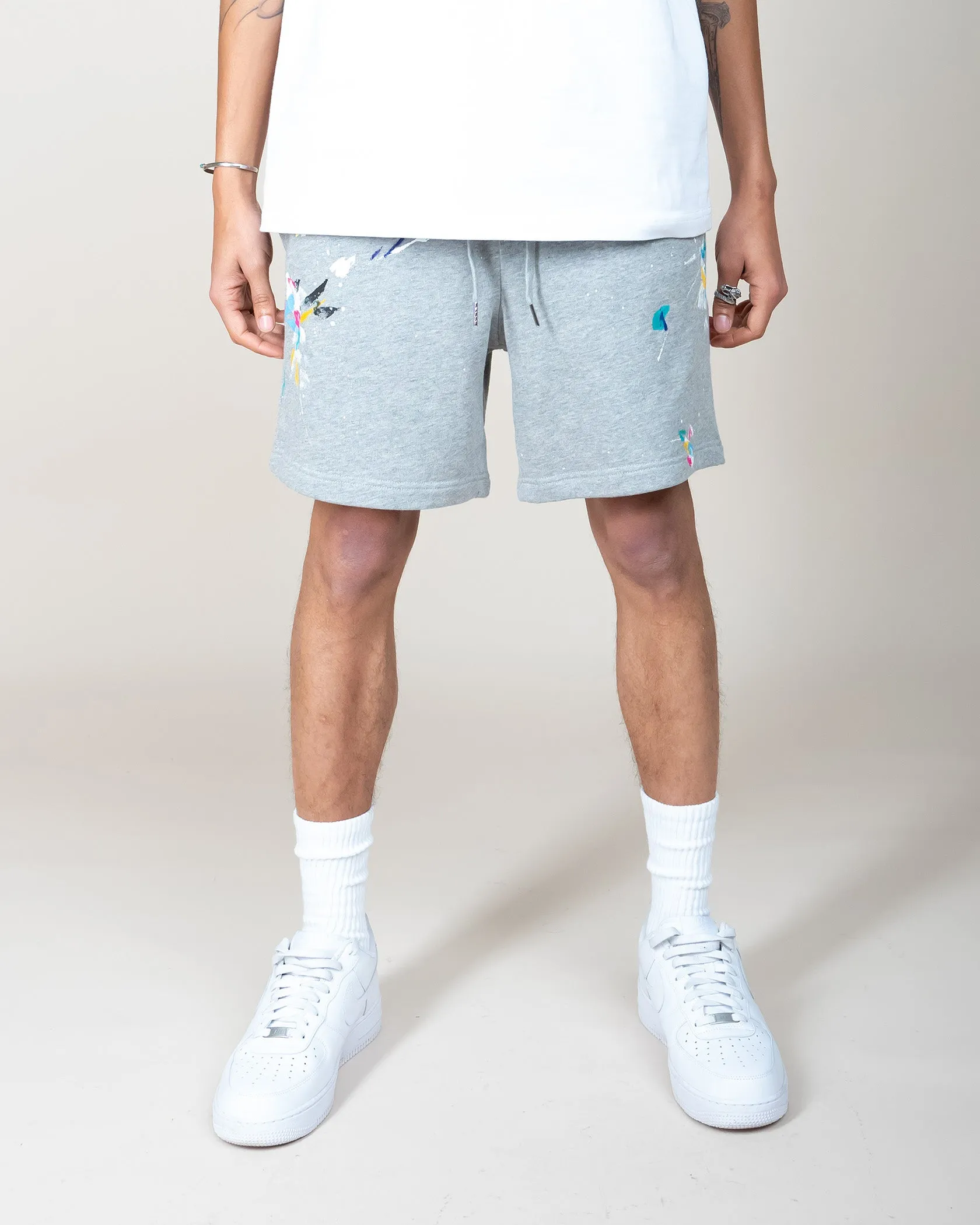 EPTM SHOWROOM SHORTS-HEATHER GREY