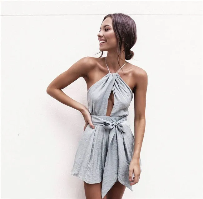 ESSY BACKLESS ROMPER