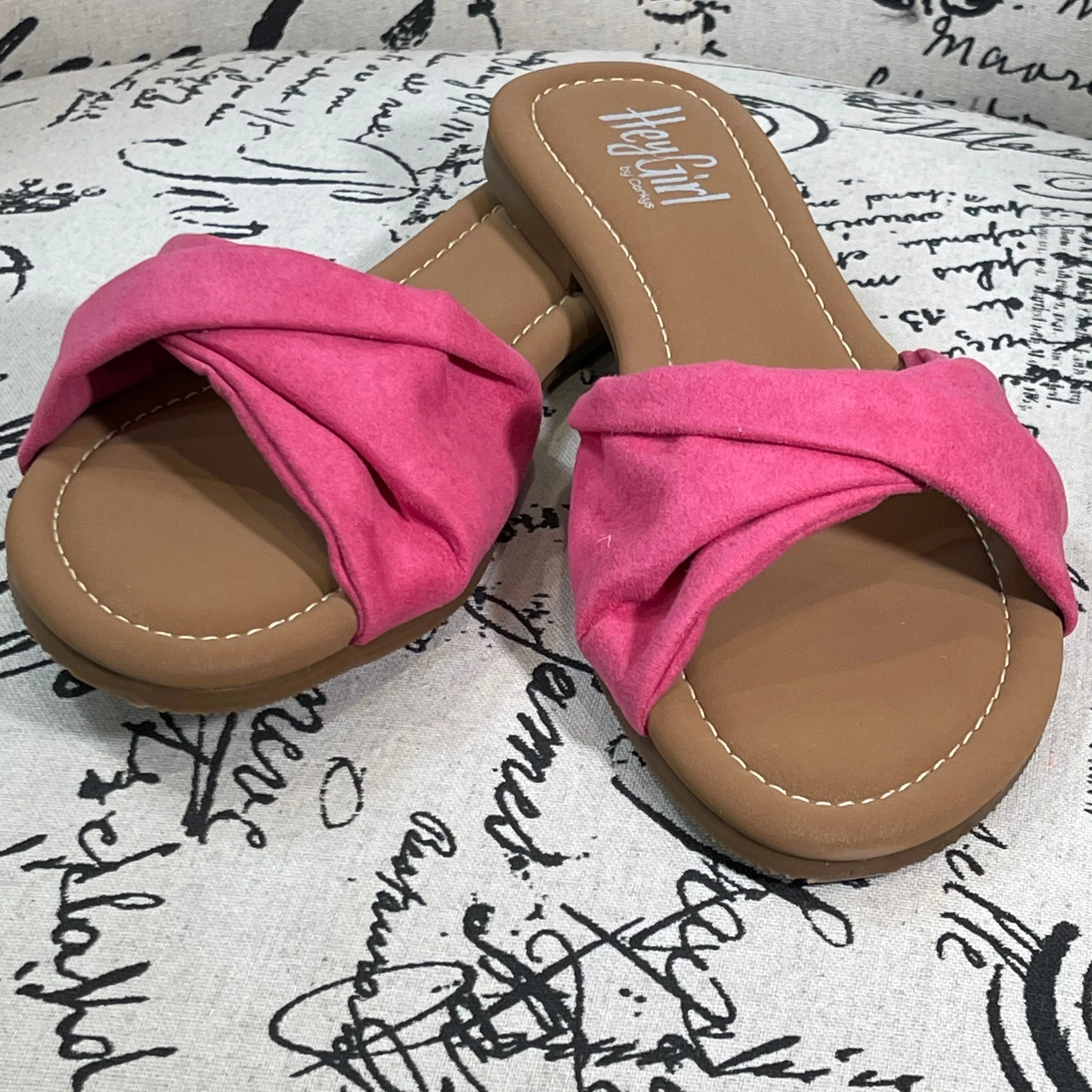 Hey Girl by Corkys Lemonade Slide Sandal