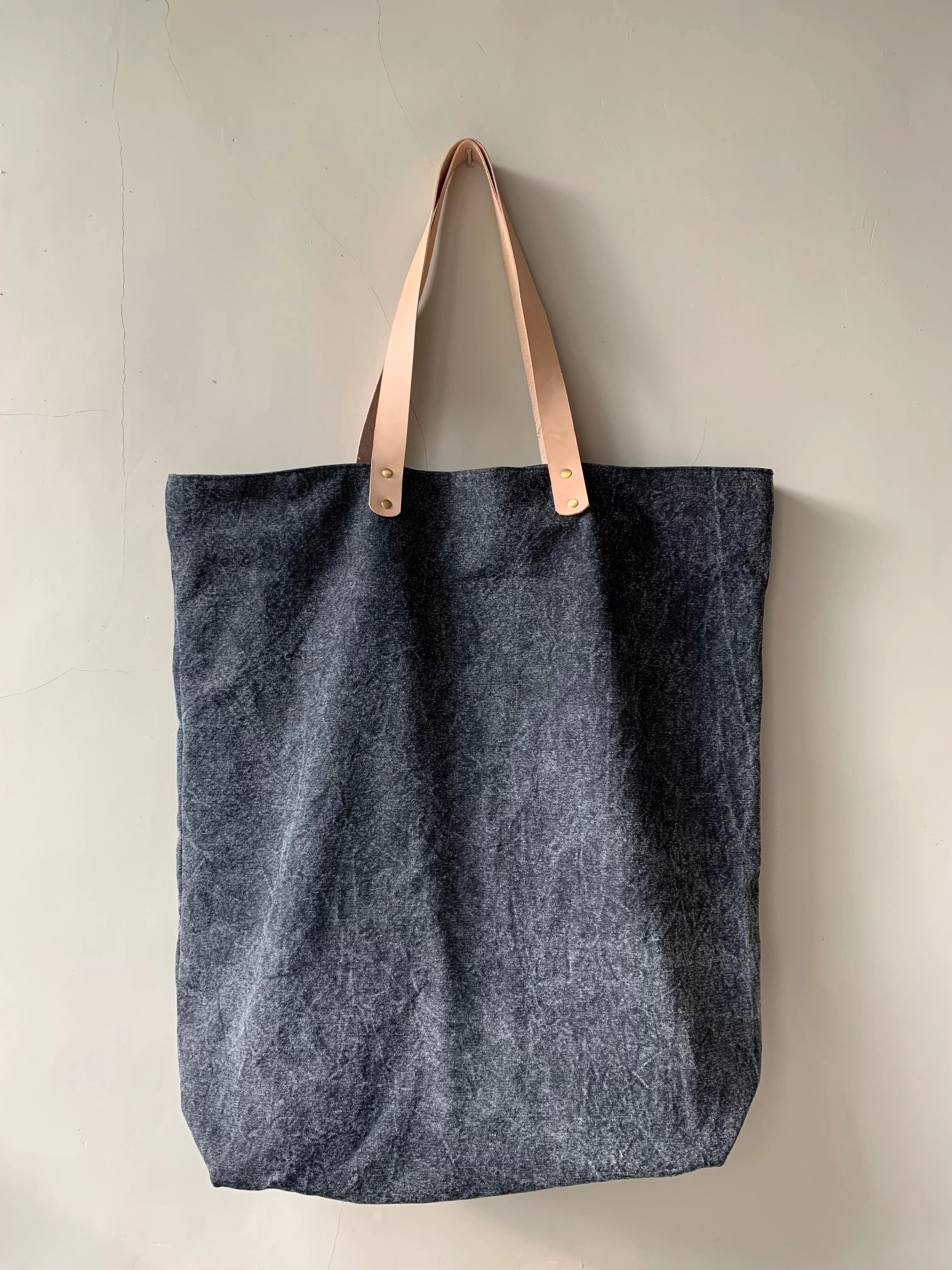 JALAN JALAN [travel] - big tote bag stonewashed