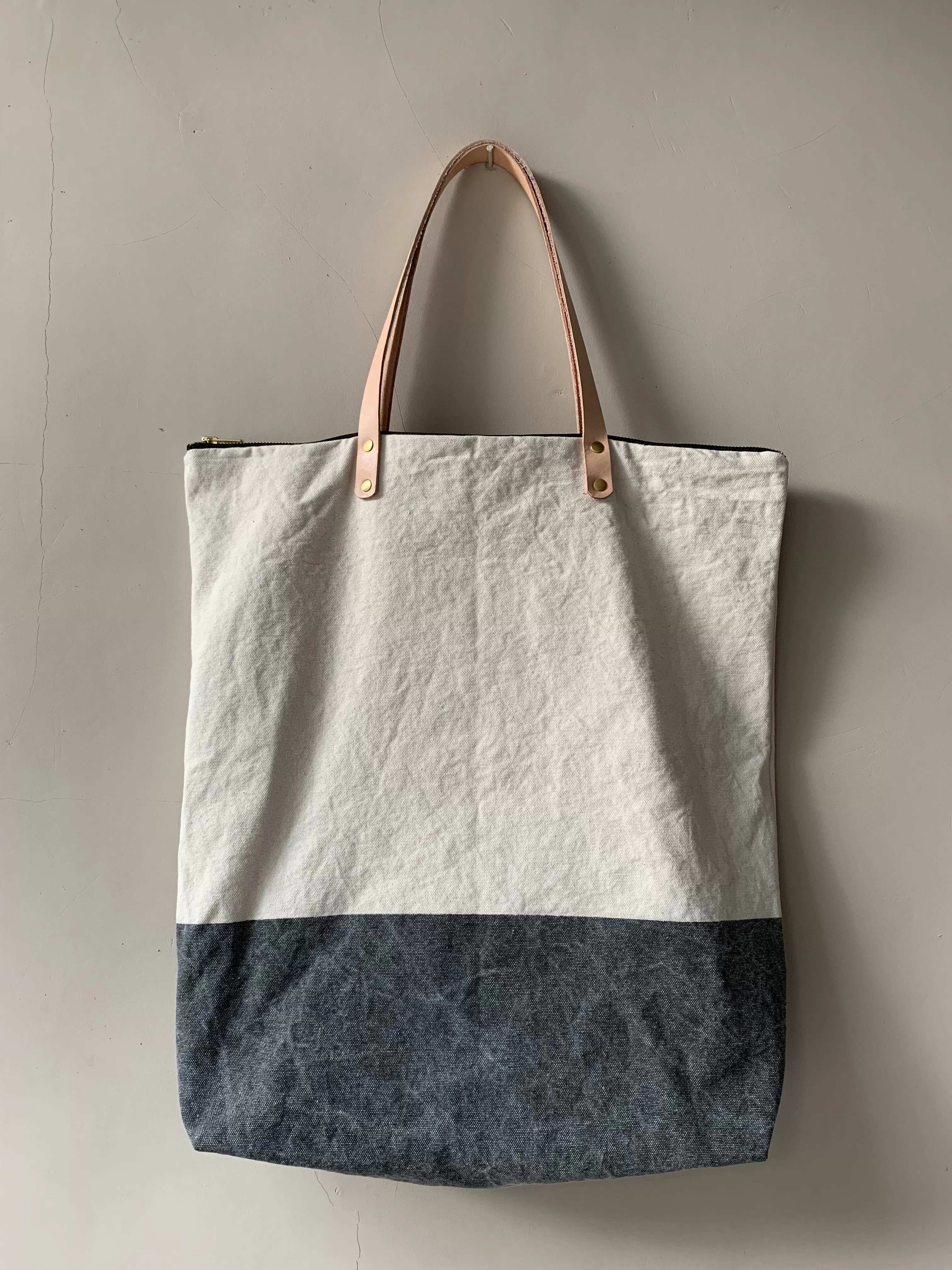 JALAN JALAN [travel] - big tote bag stonewashed