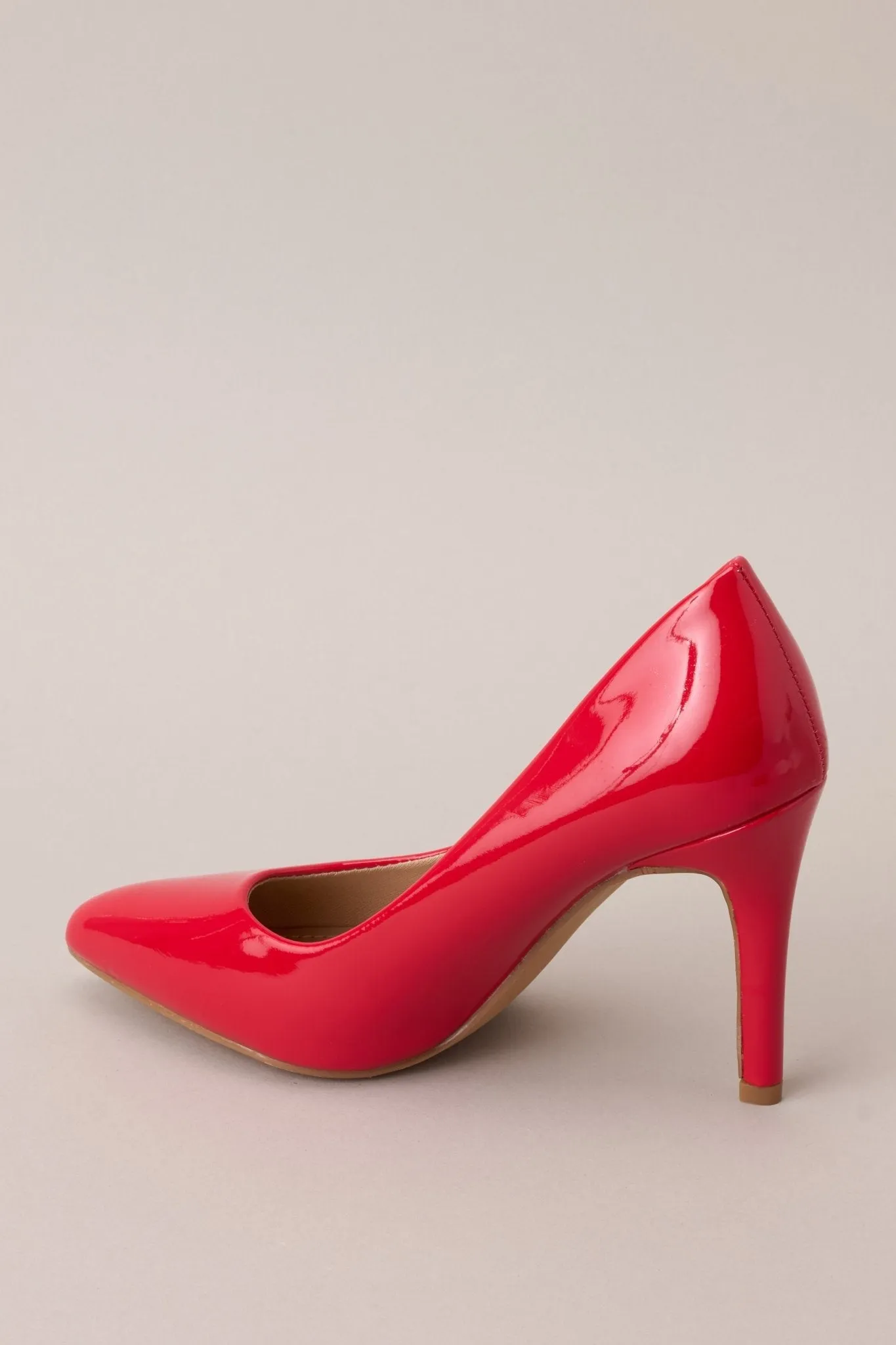 Magic Moments Pointed Toe Red High Heel Pumps