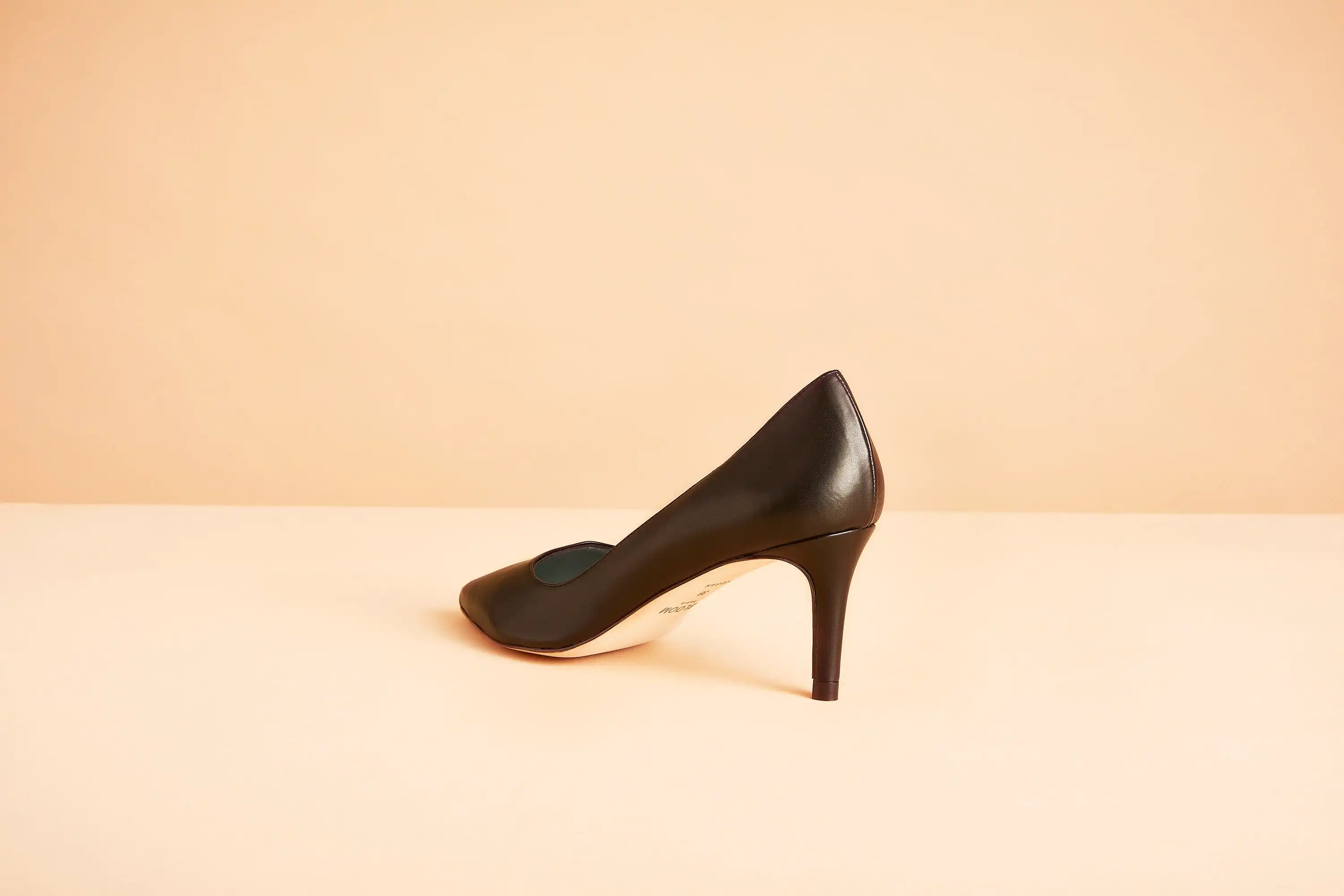 Mara Vegan Pointed Toe High Heel Pumps |  Black