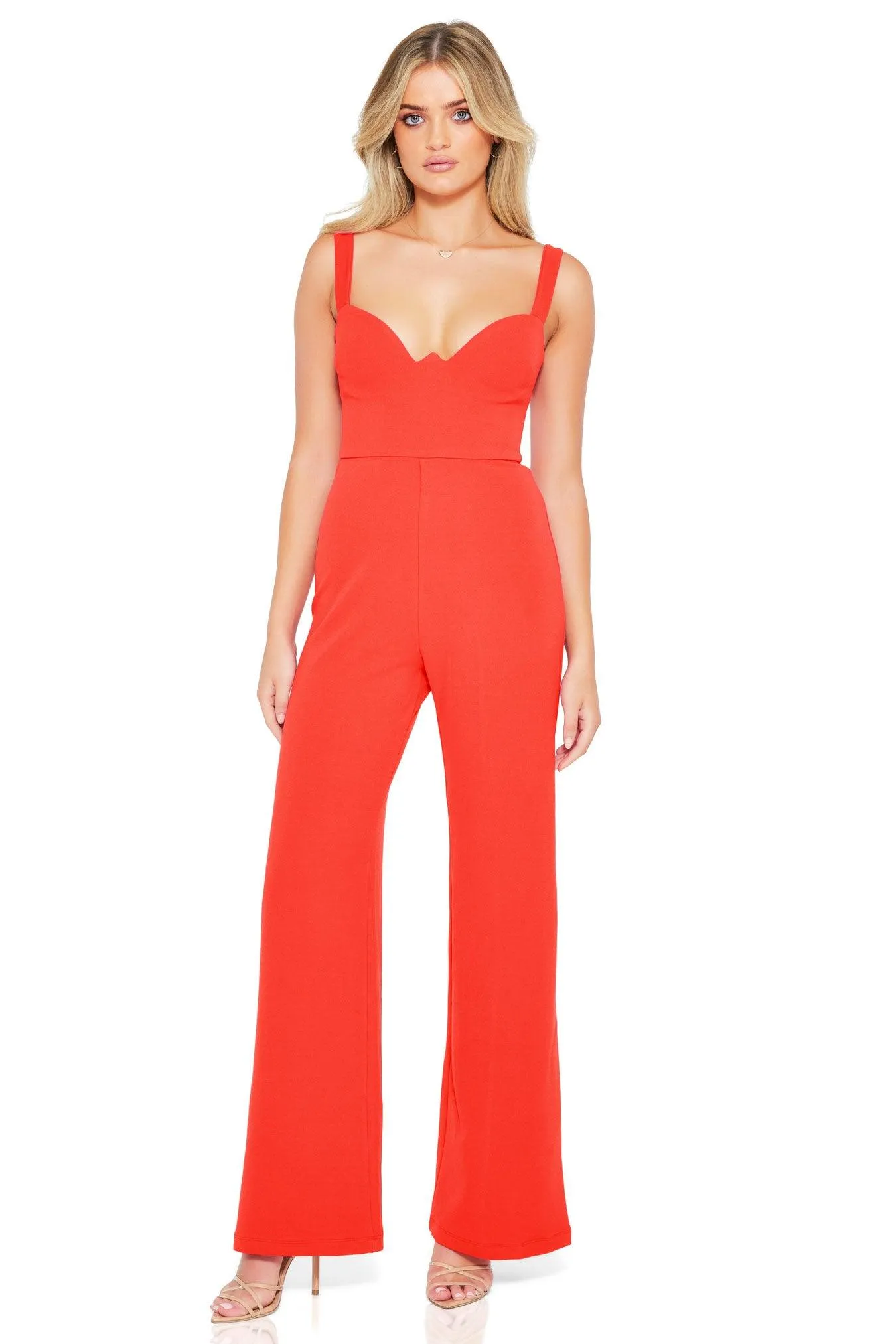 Nookie Romance Jumpsuit - Red