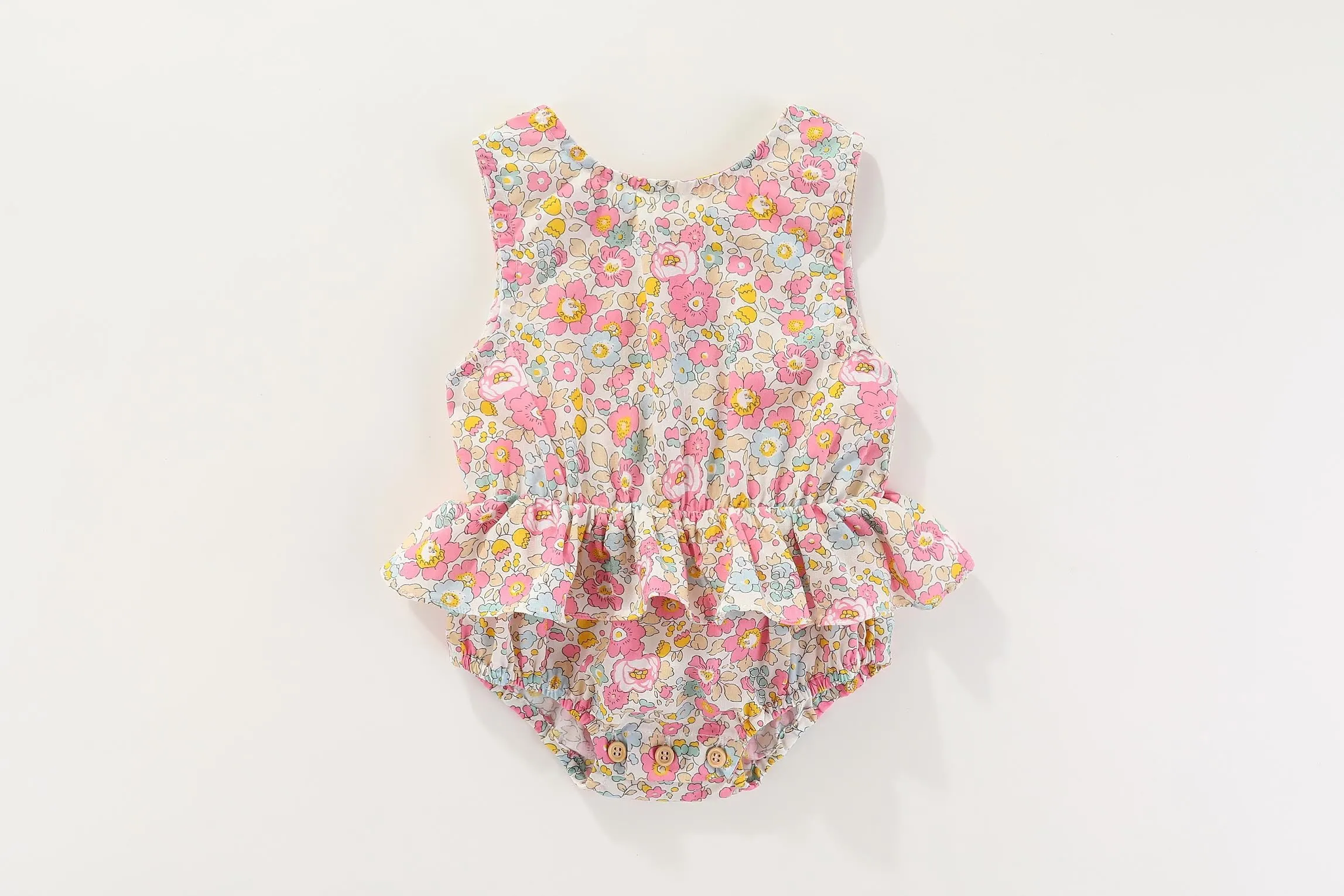 Pontine summer romper: 0-3M, 3-6M, 6-12M, 1-2Y