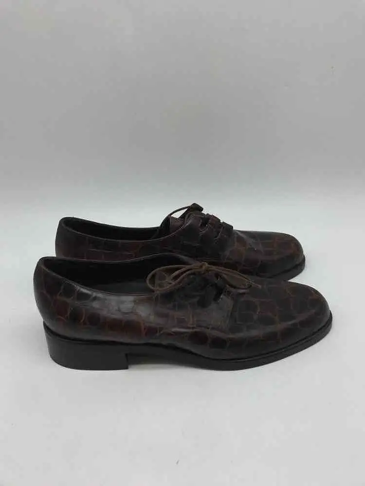 Pre-Owned Cole Haan Brown Size 7 Dress Shoe Flats