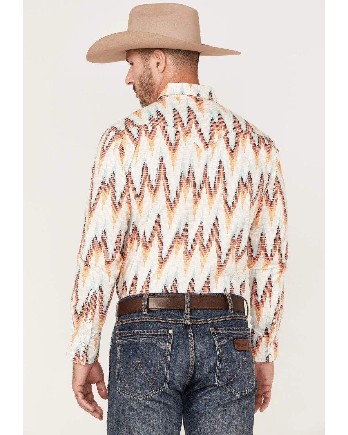 Product Name:  Dale Brisby Men's All-Over Digtal Print Long Sleeve Snap Western Shirt