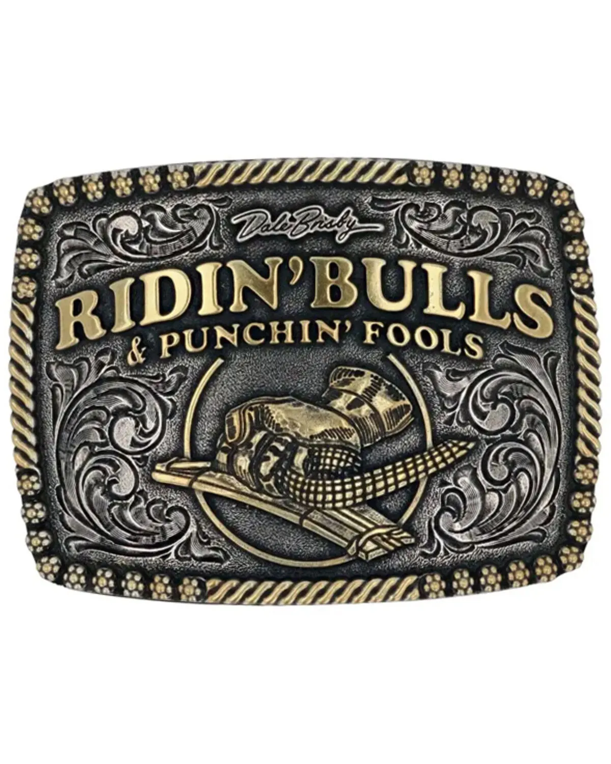 Product Name:  Dale Brisby Men's Bulls & Fools Attitude Belt Buckle