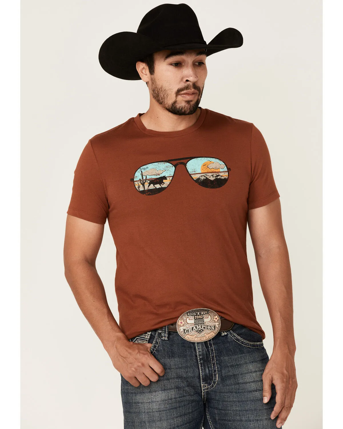 Product Name:  Dale Brisby Men's Sunglasses Graphic Short Sleeve Tee