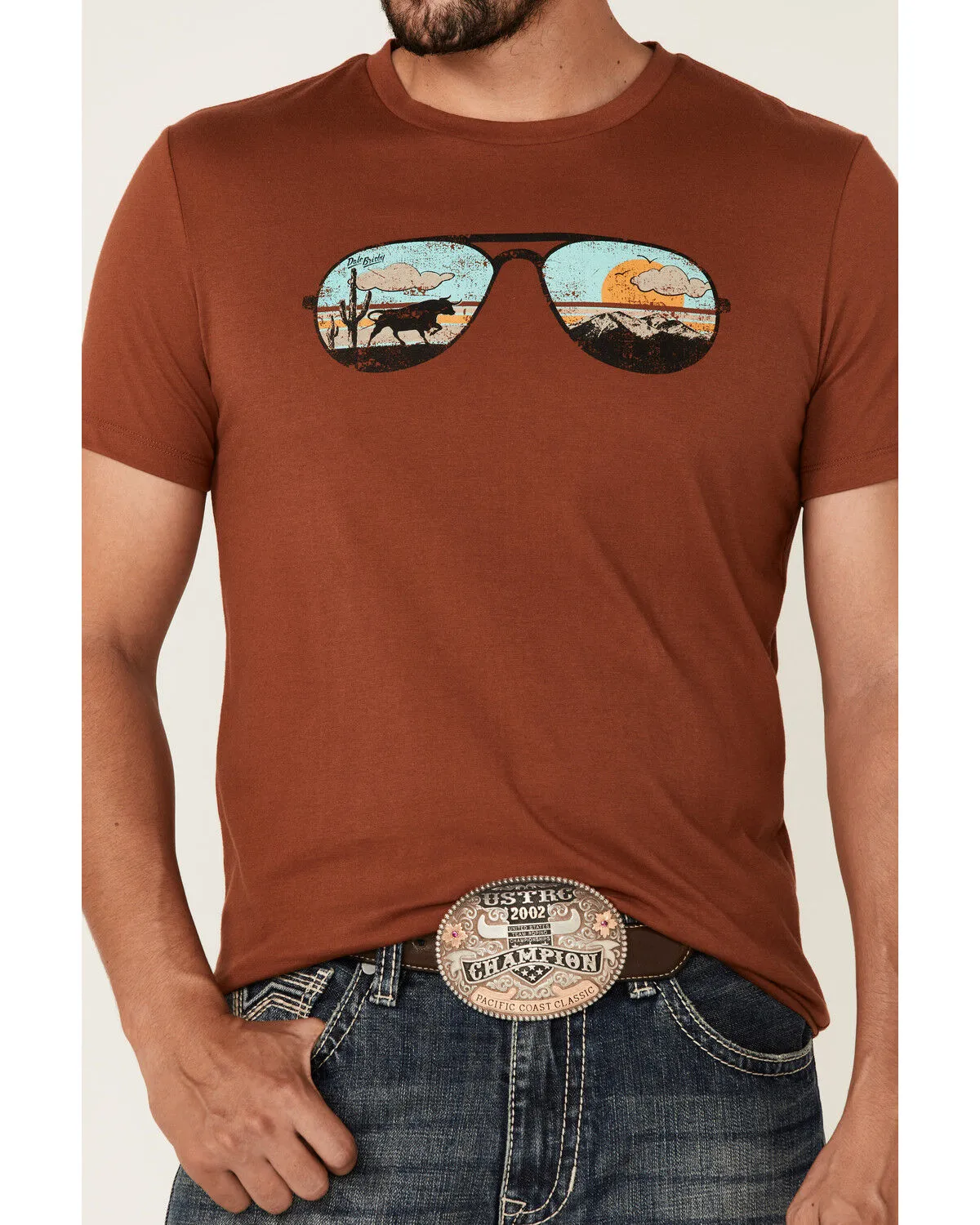 Product Name:  Dale Brisby Men's Sunglasses Graphic Short Sleeve Tee