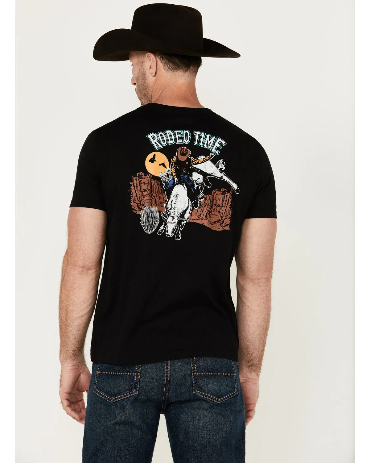 Product Name:  Rock & Roll Denim Men's Boot Barn Exclusive Dale Brisby Rodeo Time Short Sleeve Graphic T-Shirt