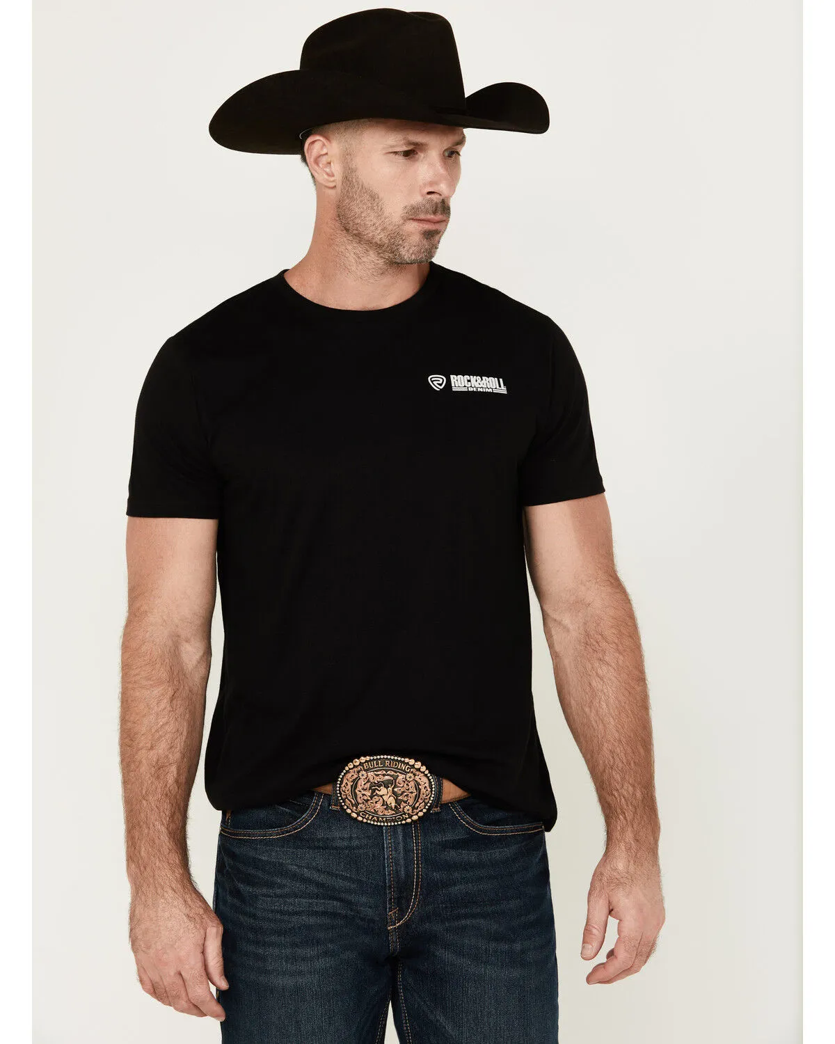 Product Name:  Rock & Roll Denim Men's Boot Barn Exclusive Dale Brisby Rodeo Time Short Sleeve Graphic T-Shirt