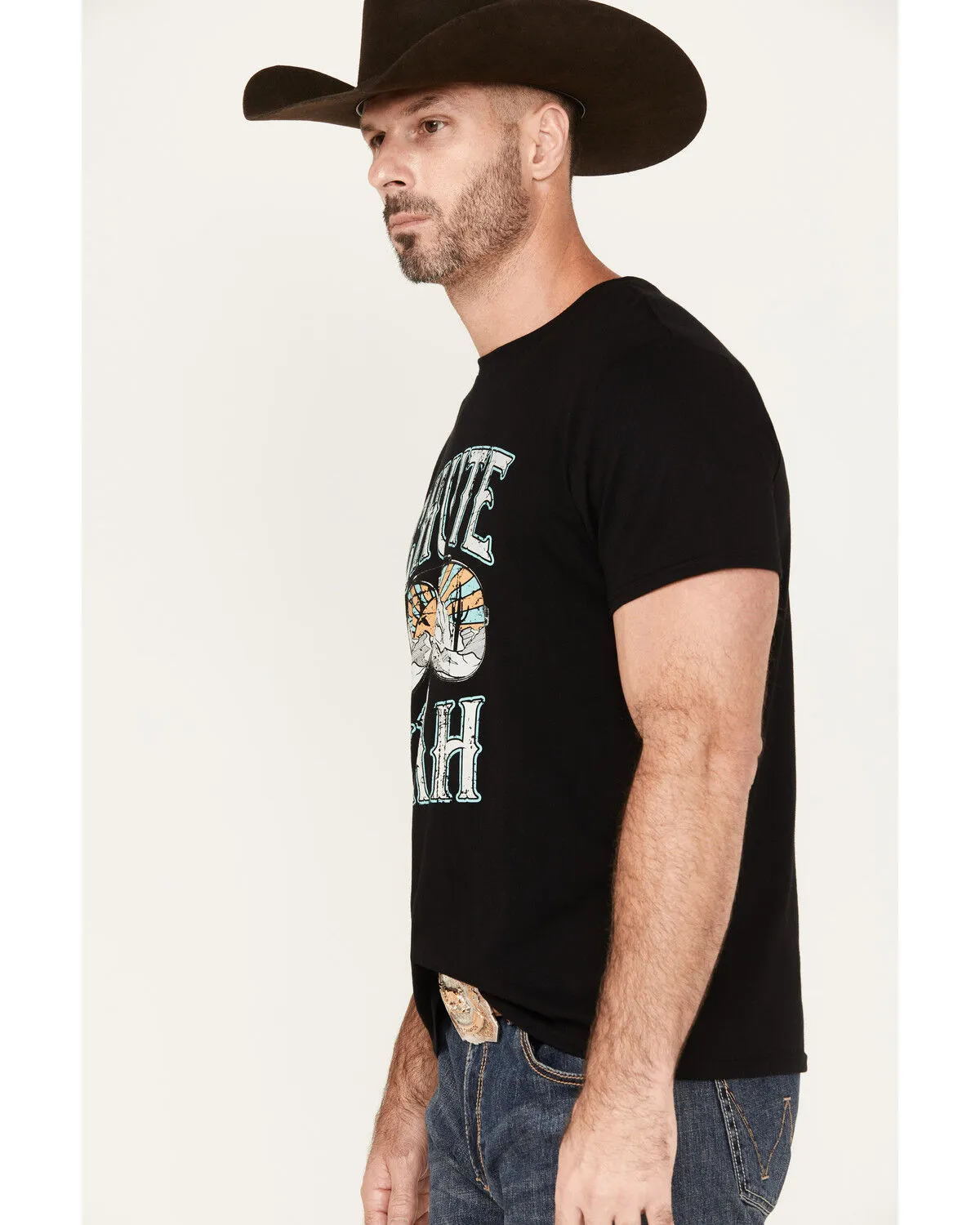 Product Name:  Rock & Roll Denim Men's Dale Brisby Chute Yeah Graphic Short Sleeve T-Shirt