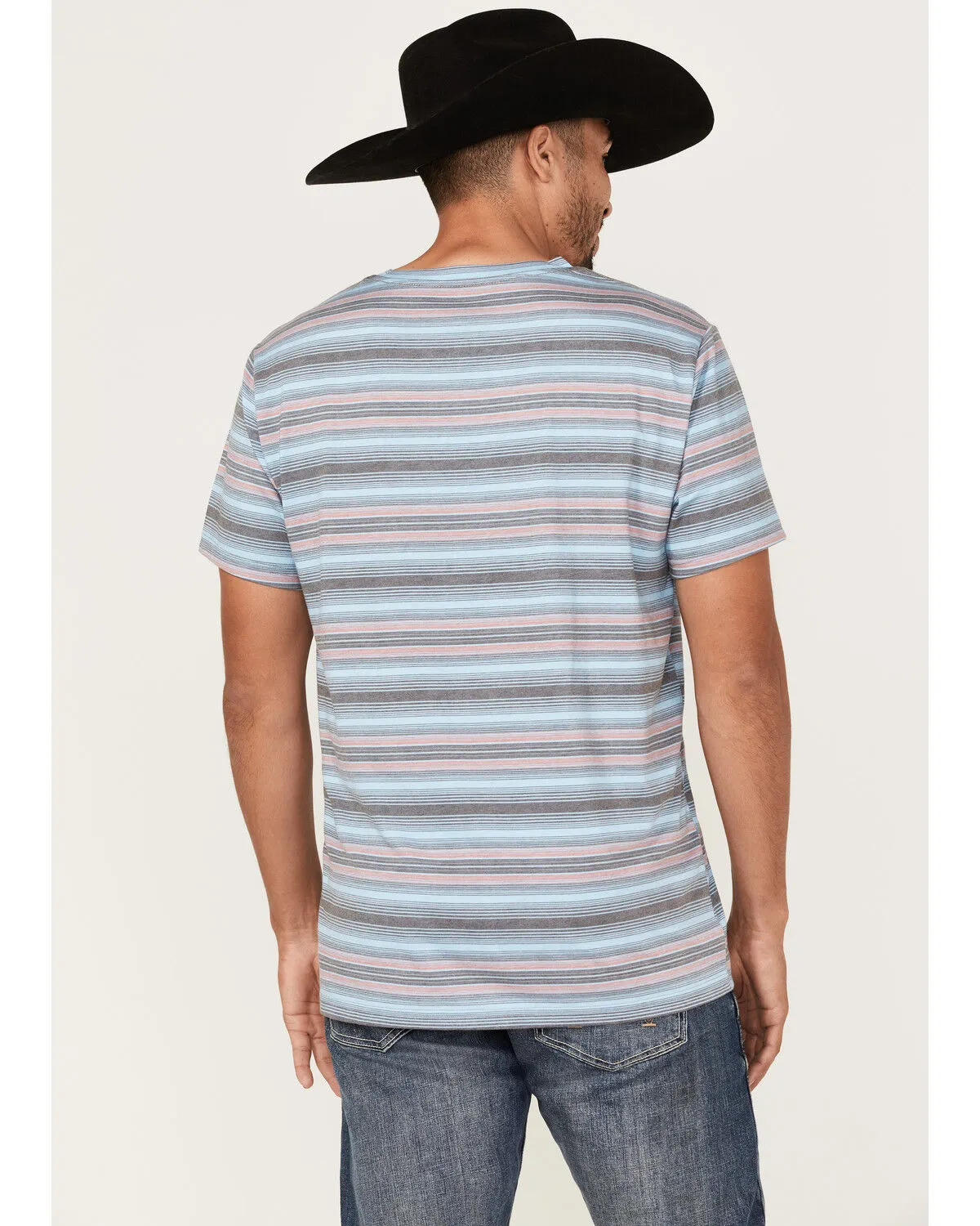 Product Name:  Rock & Roll Denim Men's Dale Brisby Stripe T-Shirt