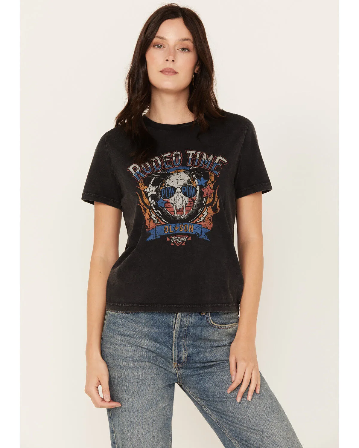 Product Name:  Rock & Roll Denim Women's Short Sleeve Dale Brisby Graphic Tee