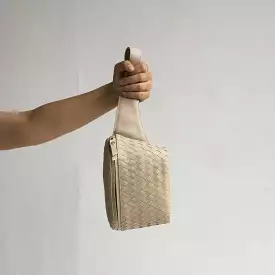 Remy Woven Bag -Bone