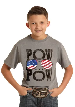 Rock & Roll Boy's Dale Brisby Pow Pow Tee P3T9315