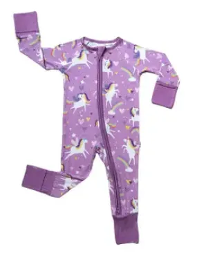 Sienna's Unicorns Bamboo Zippy