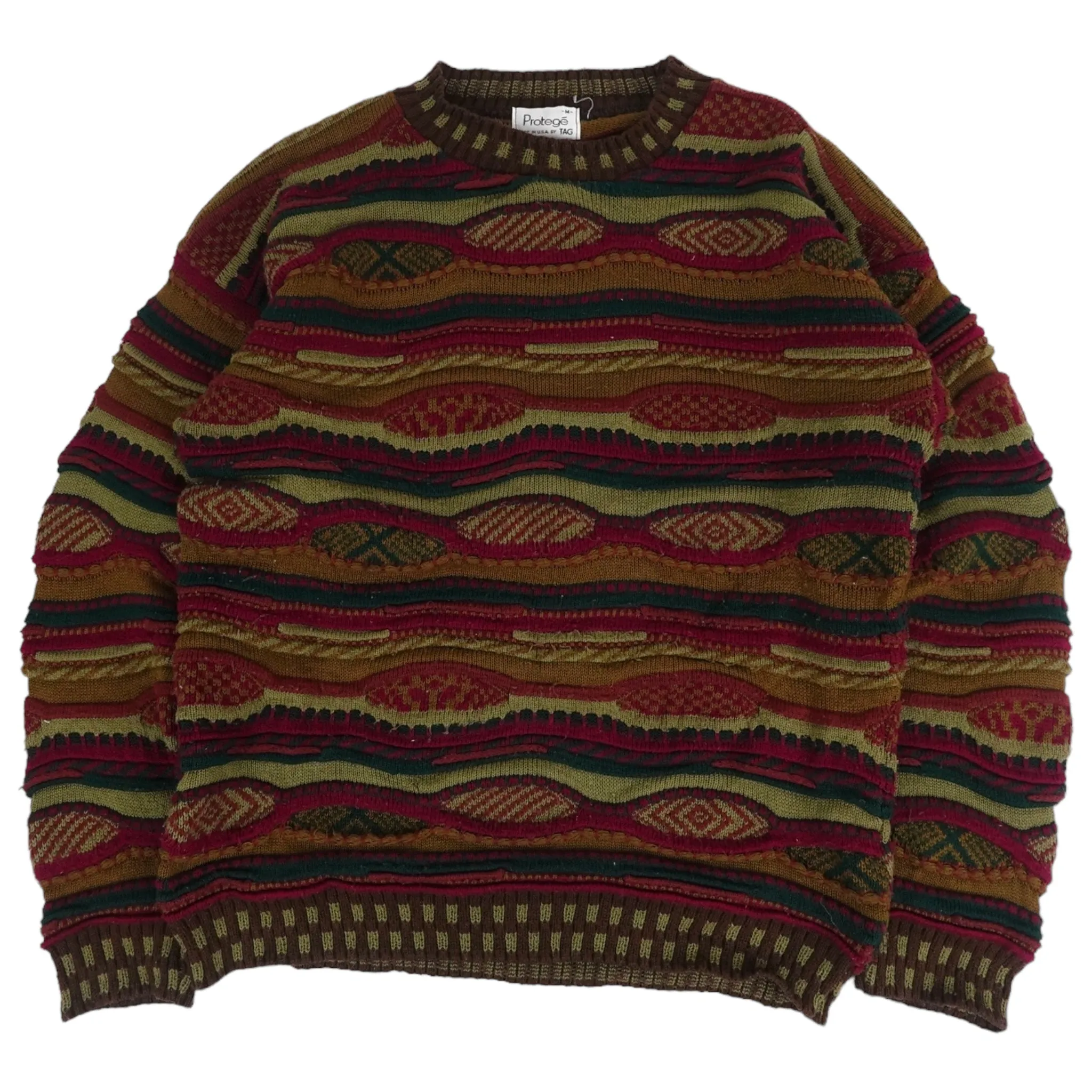 Vintage Coogi Styled Sweatshirt - M