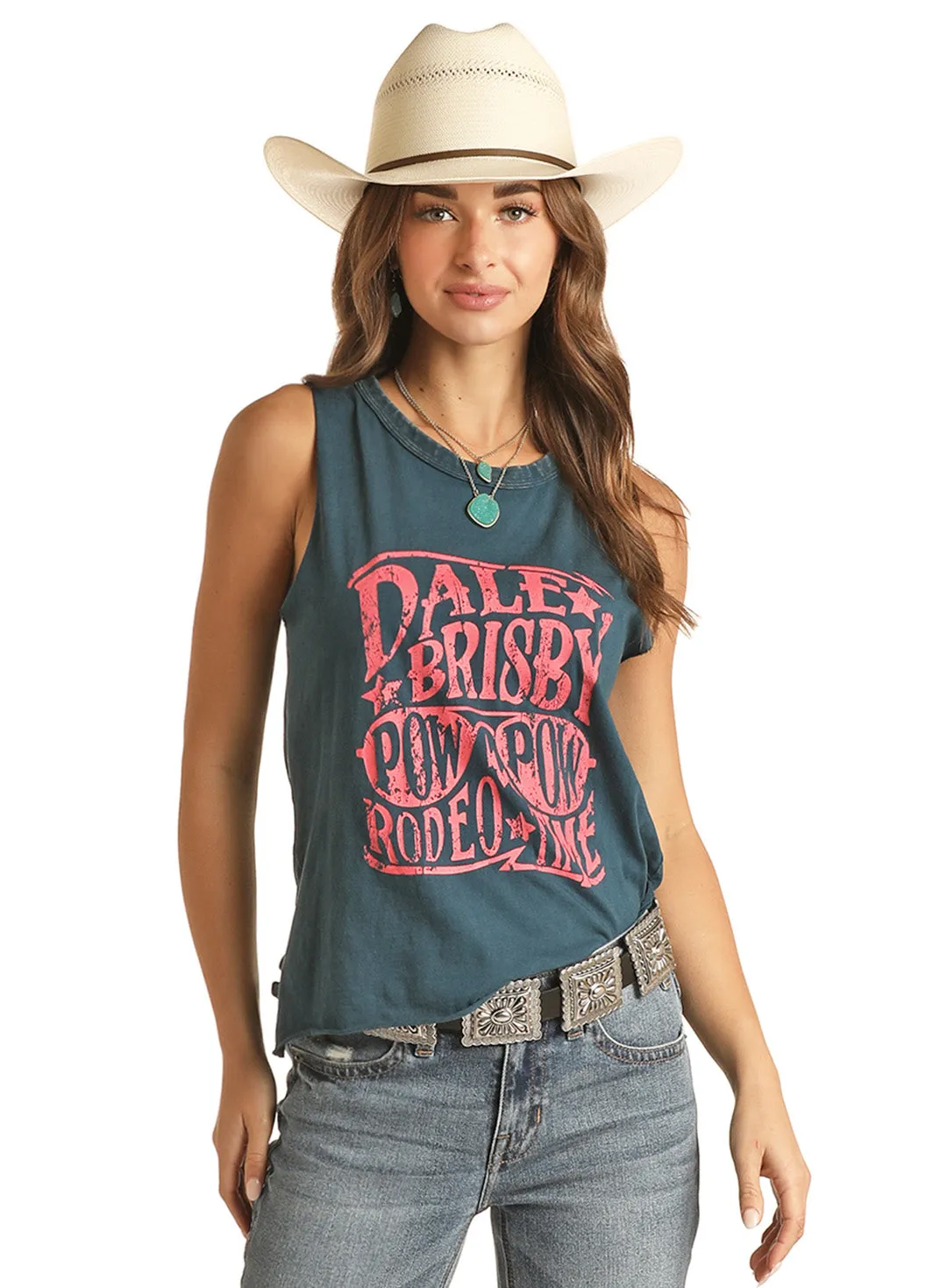 Women's Rock & Roll Cowgirl Dale Brisby Tank #RRWT20RZMZ