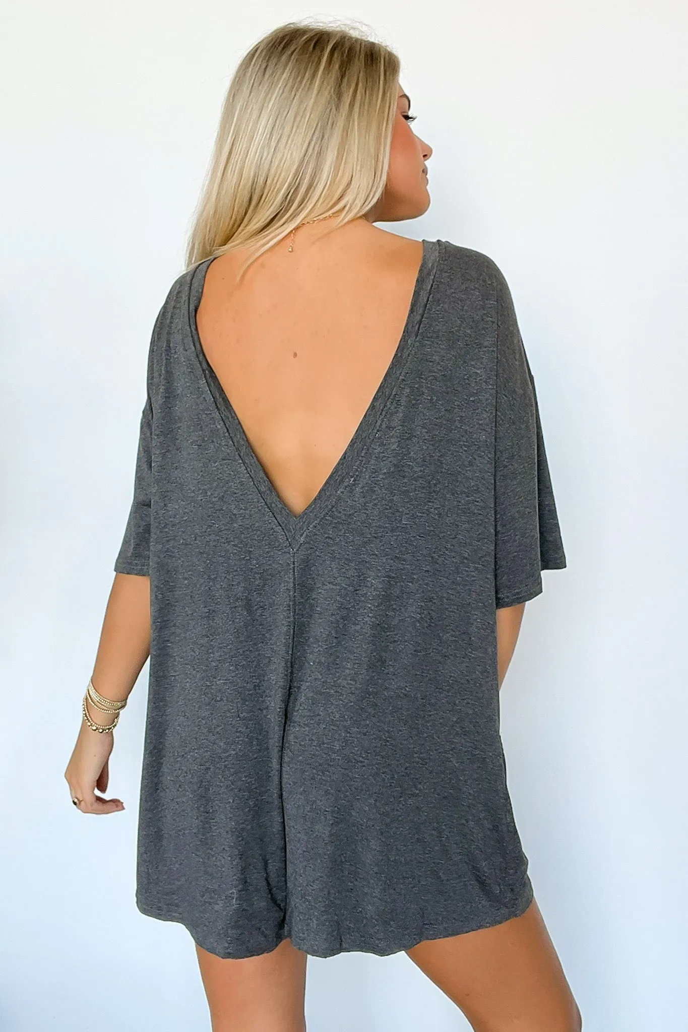 Zalina Oversized Short Sleeve Romper