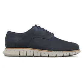 Zerogrand Remastered Plain Toe Nubuck Men's Derby Shoes